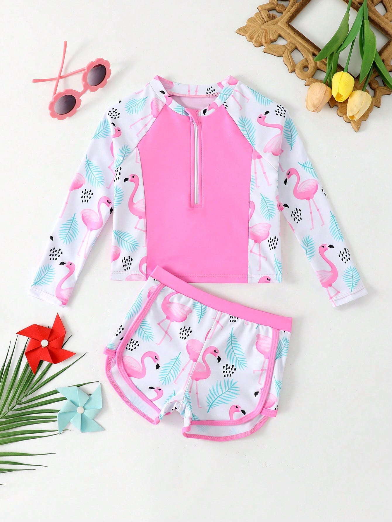 traje de baño tankini estampado