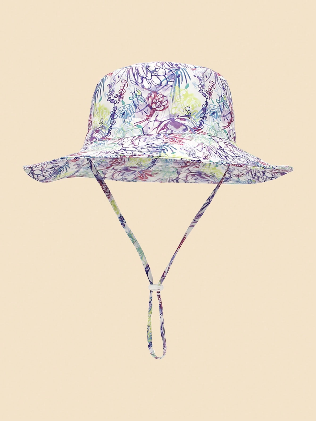 Sombrero de playa rosa para niños con estampado de unicornio y protección anti-UV, gorro tipo balde para niñas de 0 a 8 años