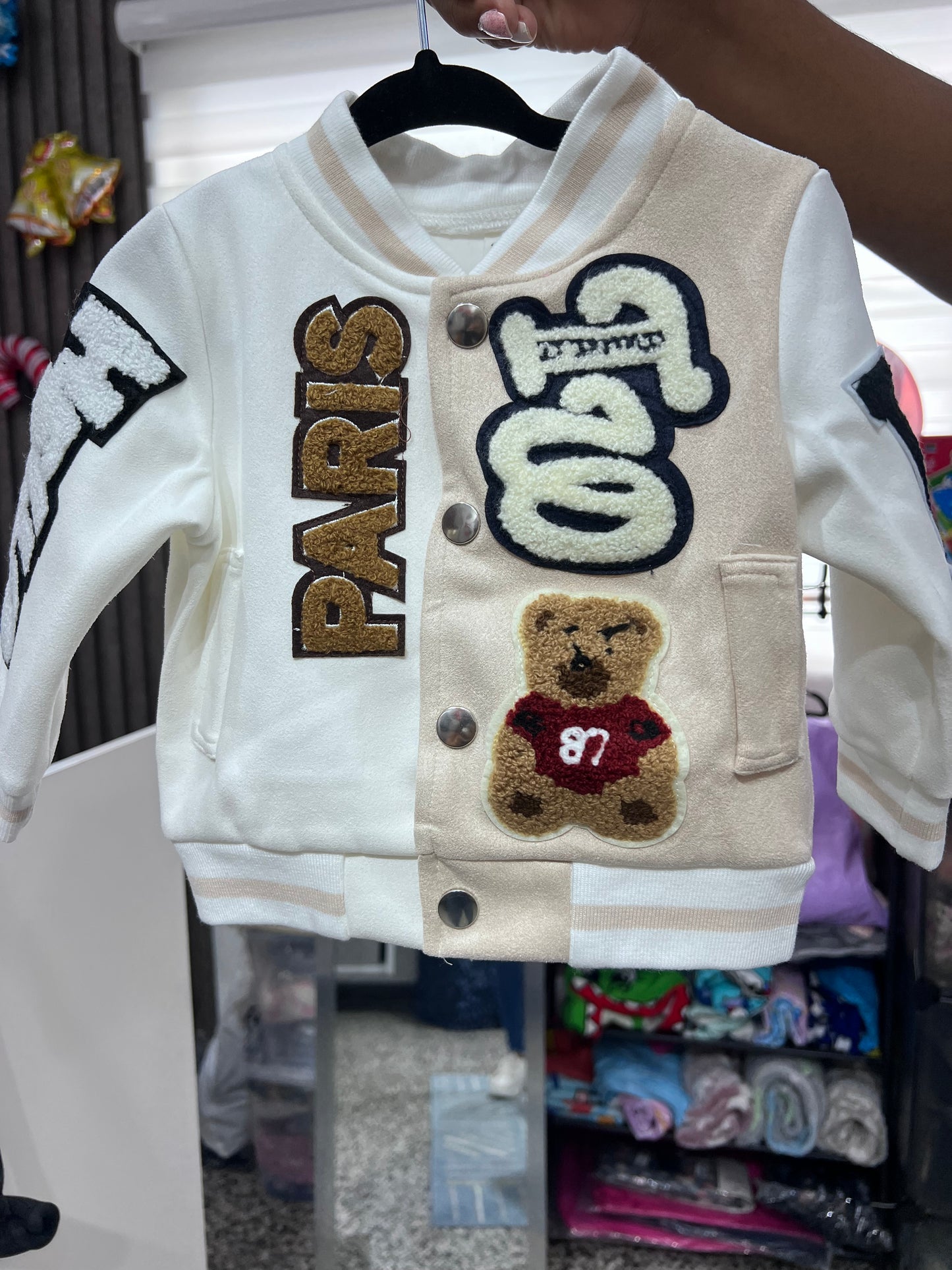 Chaqueta de Oso con relieve