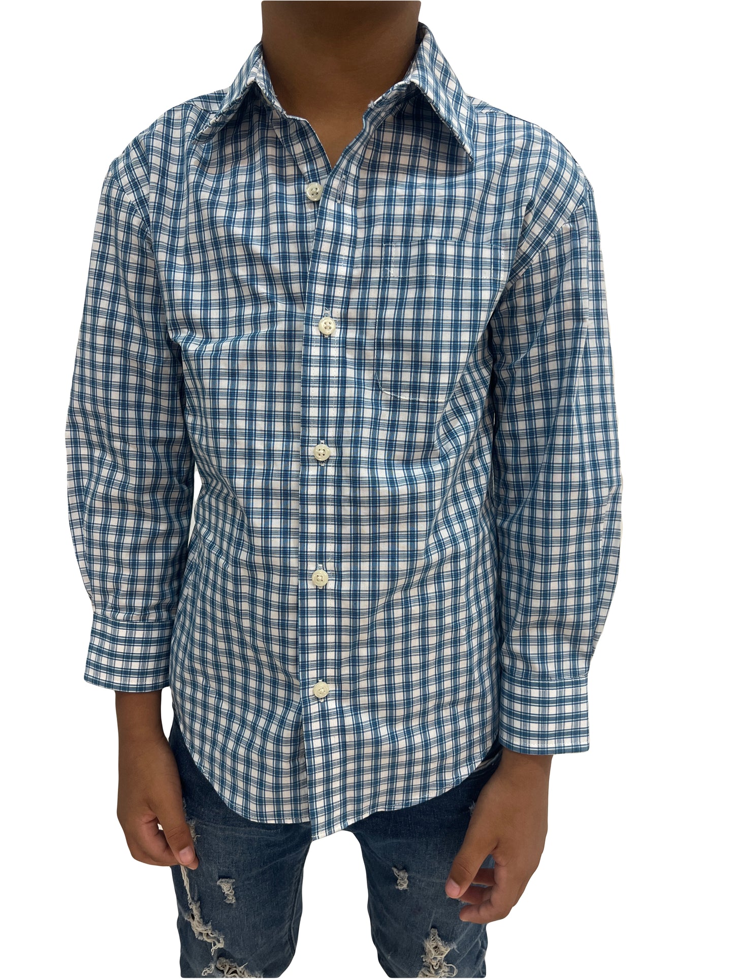 Camisa de vestir de cuadros