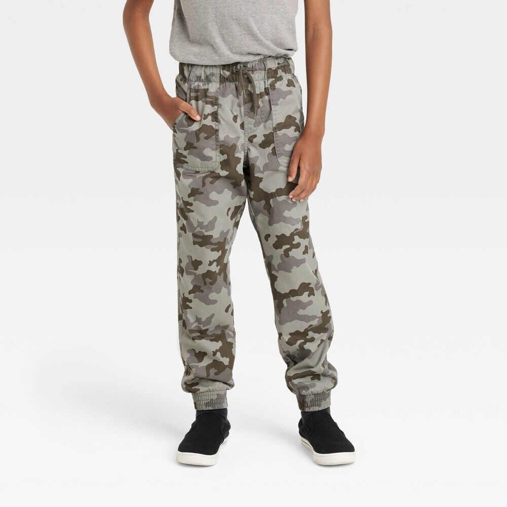 Pantalon tipo jogger militar para niño Camuflado
