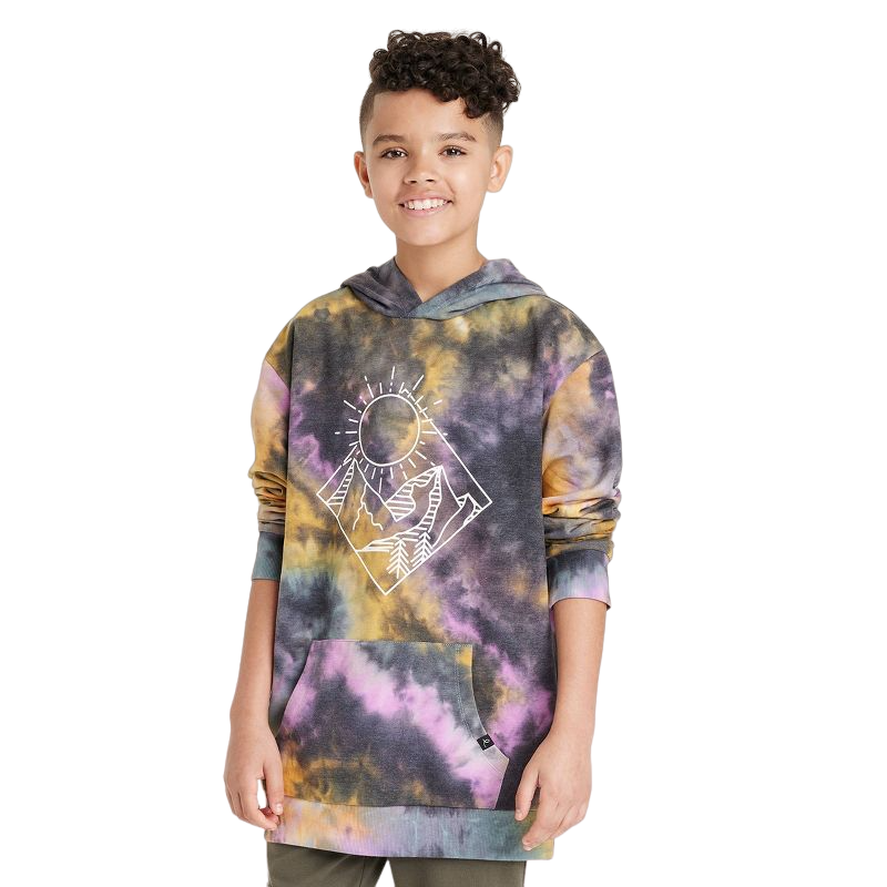 Sueter deportivo tiedye morado