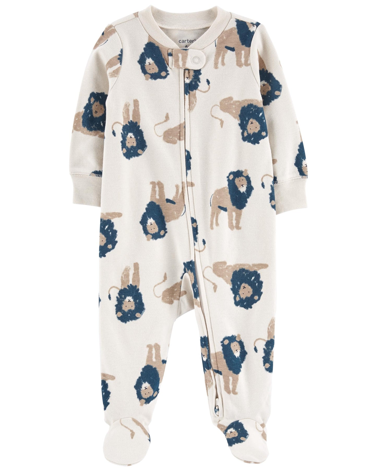 Baby Chipmunk 2-Way Zip Cotton Sleep & Play