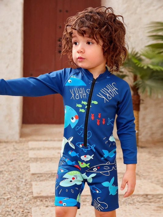 Traje de baño  de protección solar de manga larga
