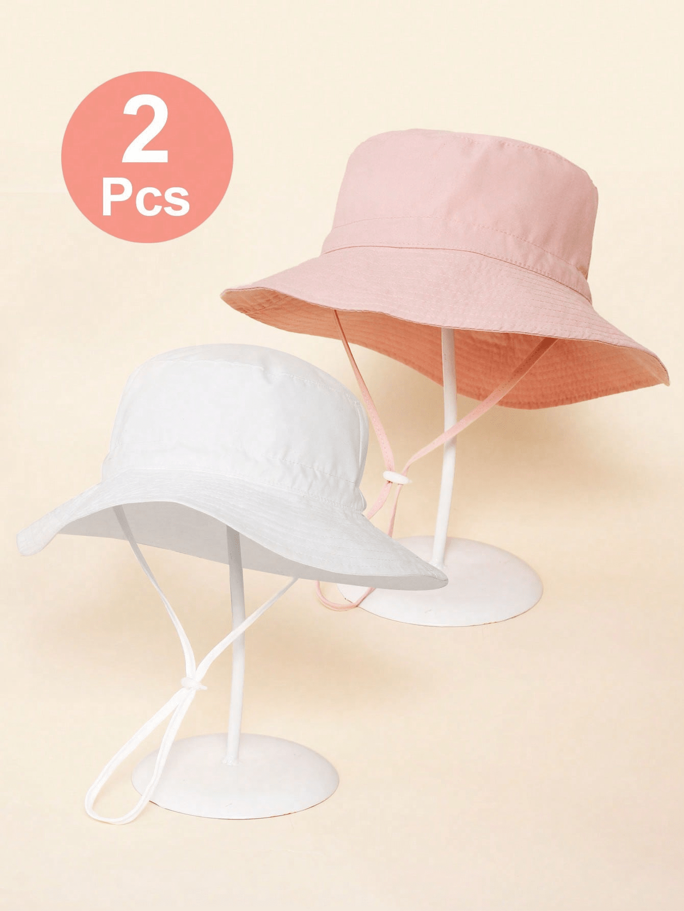 2 piezas Sombrero de sol con correa para la barbilla y estampado de dinosaurio en unicolor para niños, ideal para playa, proteger del sol y pesca en verano