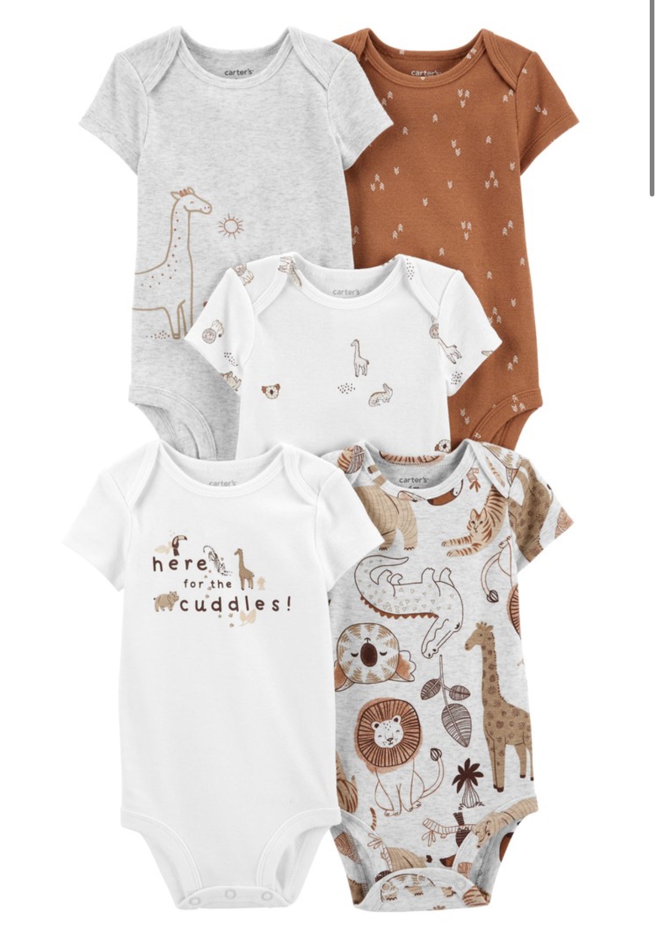 Set de Bodys Carters Unisex