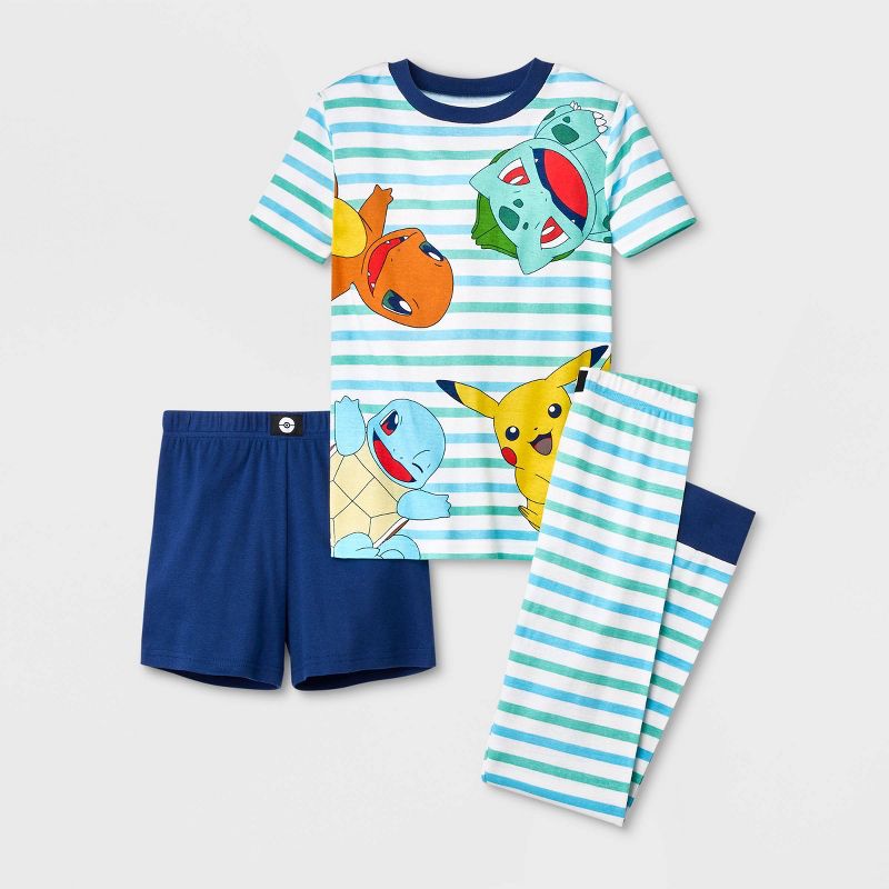 set de pijama de 3 Piezas de niño pokemon