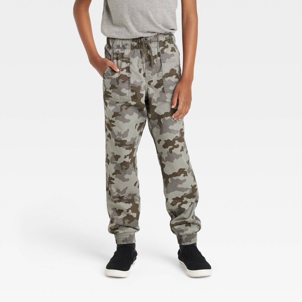 Pantalon tipo jogger militar para niño