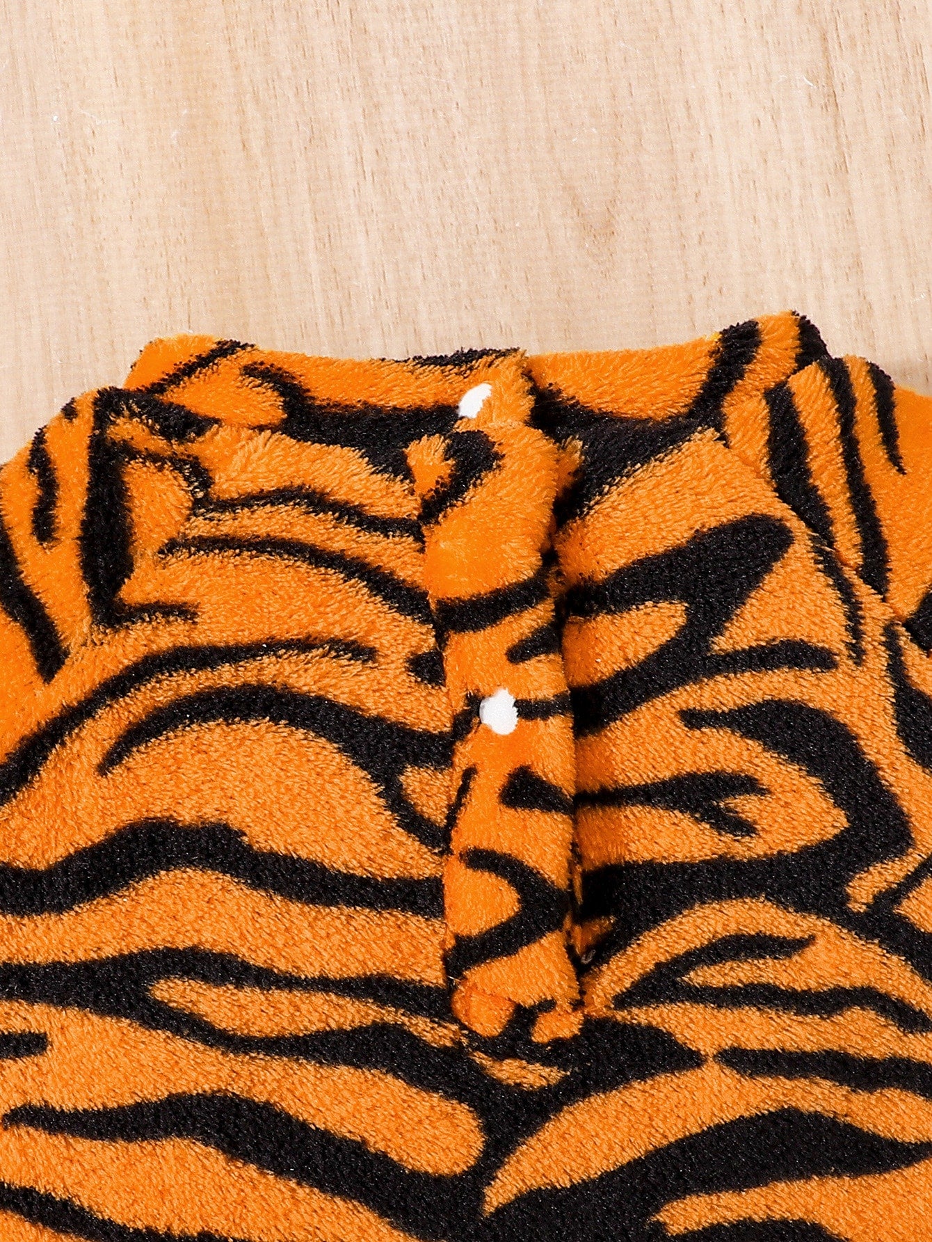 Disfraz Bebé de rayas de tigre de manga raglán Mono Sin Sombrero