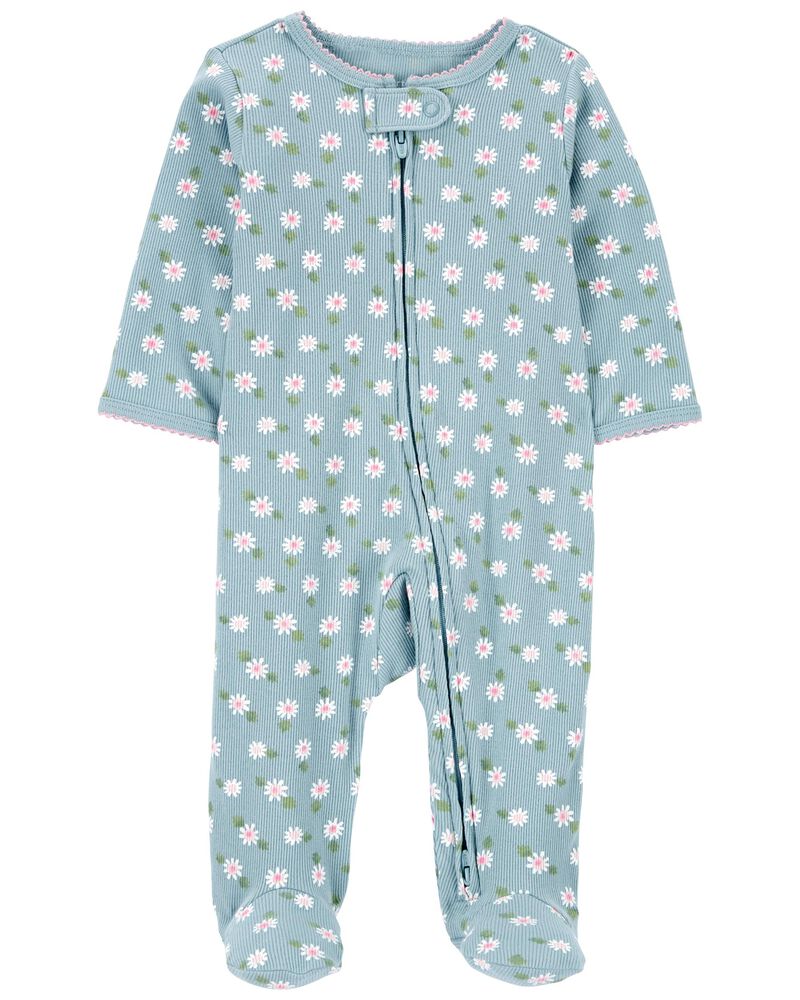 Baby Floral 2-Way Zip Up Sleep & Play